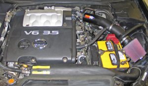 Nissan Maxima Performance Air Intake - K&N Engineering - 57 Series FIPK Cold Air - `04-`08